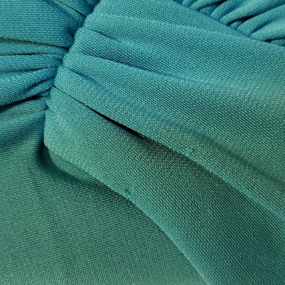 NWT BCBG MAXAZRIA Long Turquoise Dresss - Picture 11 of 12